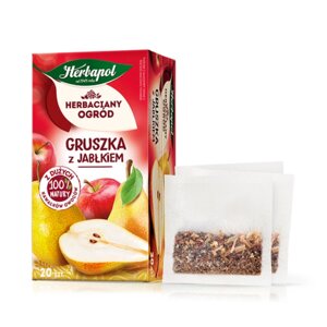 Чай "Herbapol", 20 пакетиков x2.7 г, фруктовый, со вкусом груши с яблоком