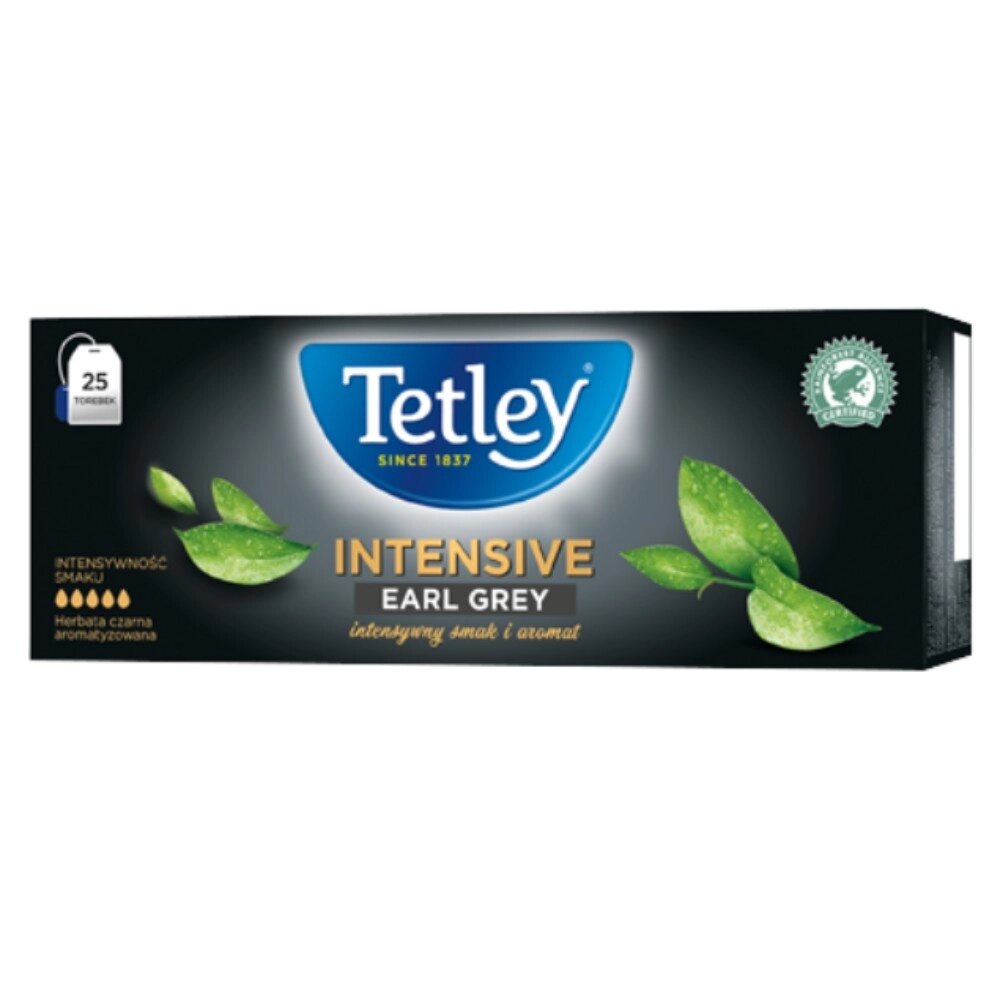 Чай "Tetley" Intensive Earl Grey, 25 пакетиков x2 г, черный от компании «Офистон маркет» - фото 1