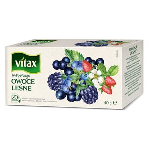 Чай "Vitax" 20*2 г., фруктовый, со вкусом лесных фруктов