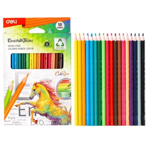 Цветные карандаши "Enovation", 18 цветов