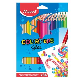 Цветные карандаши Maped "Color Peps", 36 цветов