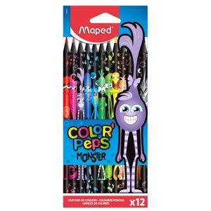 Цветные карандаши Maped "Color' Peps Monster", 12 цветов