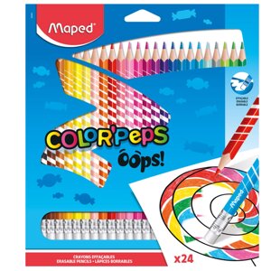 Цветные карандаши Maped "Color' Peps Oops", 24 цвета