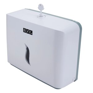 Диспенсер для полотенец листовых BXG-PD-8025, пластик, белый
