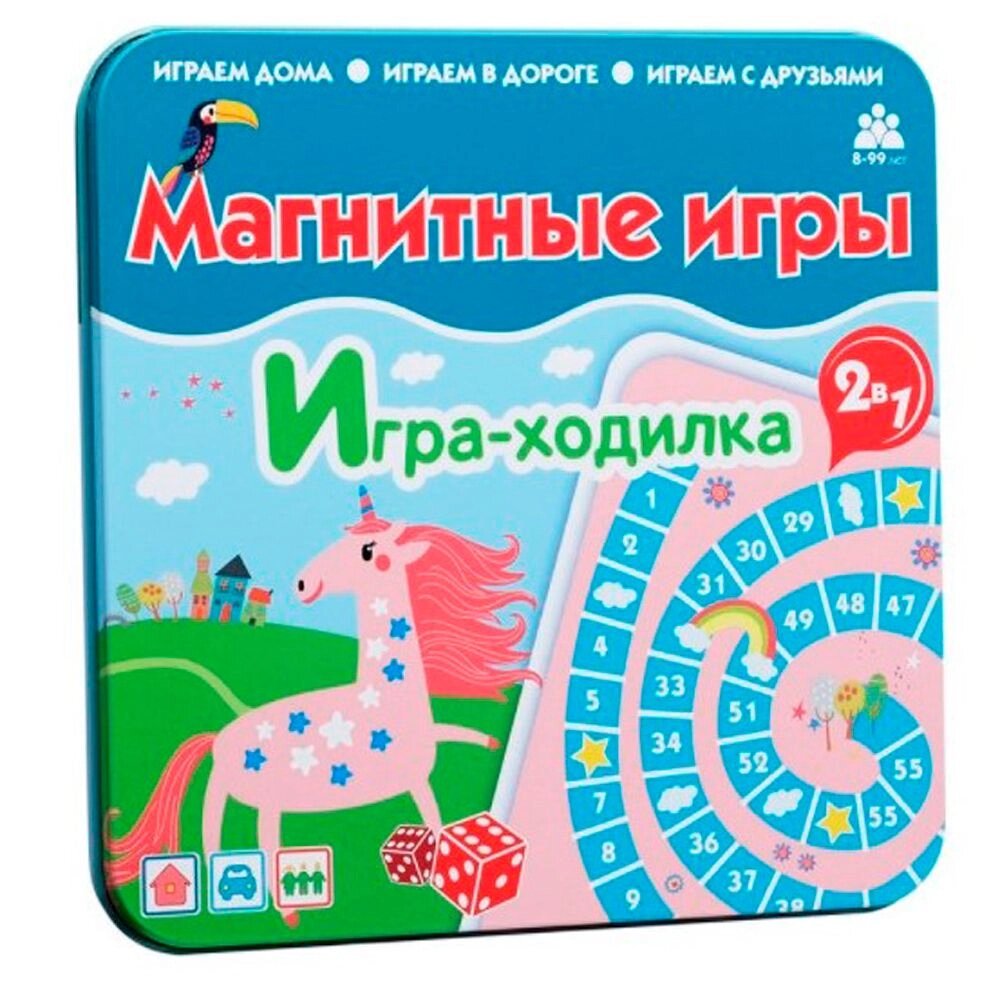 Игра настольная "Ходилка Единороги" (магнитная) от компании «Офистон маркет» - фото 1