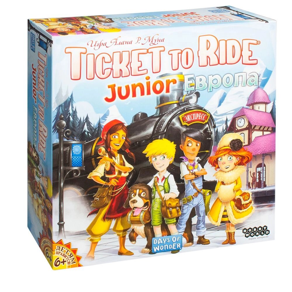 Игра настольная "Ticket to Ride Junior: Европа" от компании «Офистон маркет» - фото 1