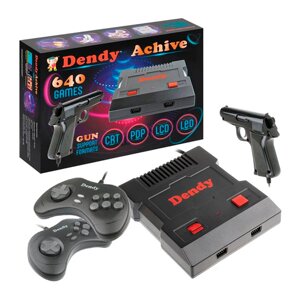 Игровая приставка Dendy Achive, 640 игр + световой пистолет