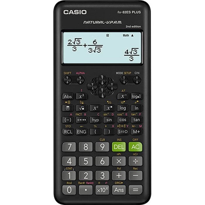 Калькулятор научный Casio "FX-82ESPLUS 2", черный от компании «Офистон маркет» - фото 1