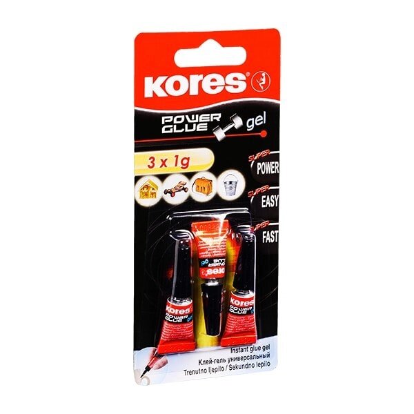 Клей универсальный Kores "Powerglue Gel", 1 г от компании «Офистон маркет» - фото 1