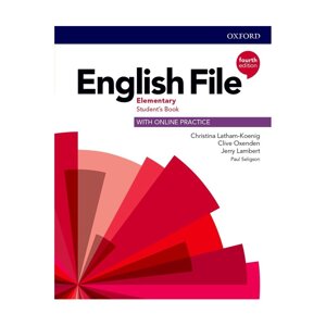 Книга "English File. Elementary. Student's Book with Online Practice", Latham-Koenig C., Oxenden C., Lambert J.