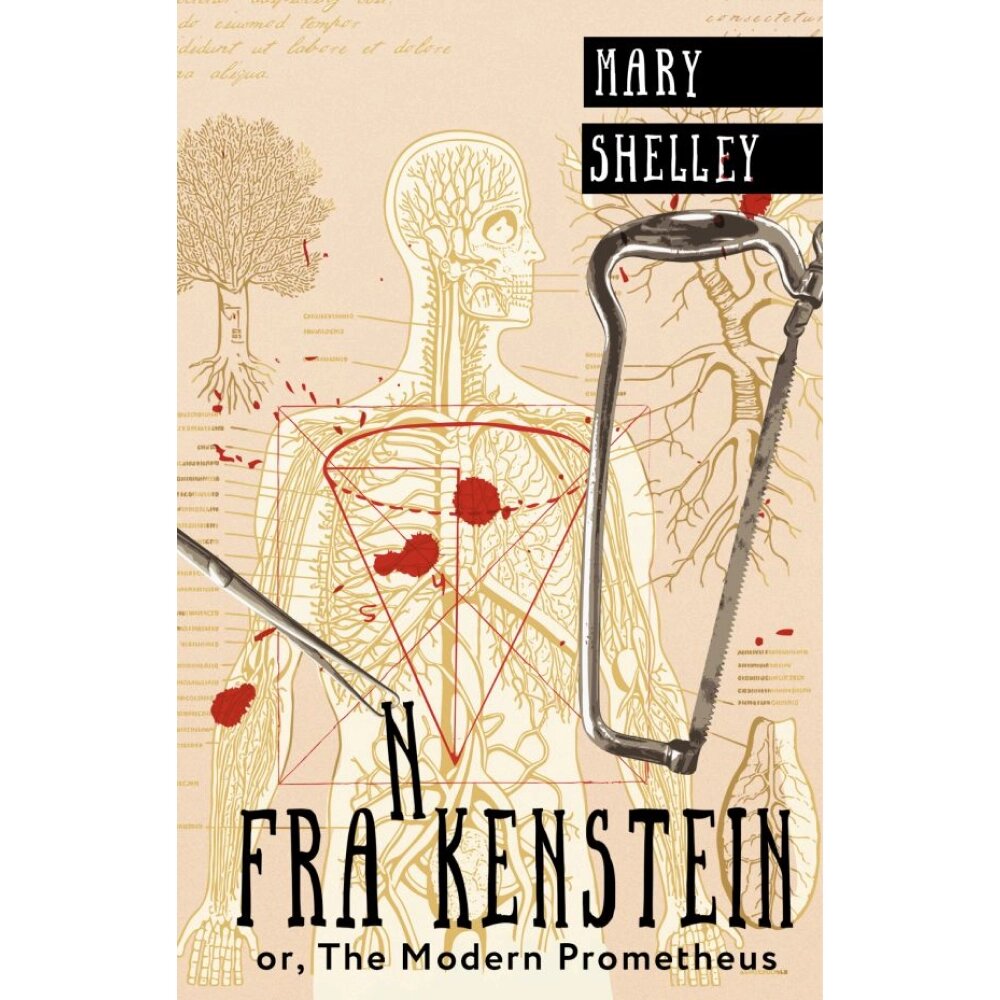 Книга на английском языке "Frankenstein; or, The Modern Prometheus", Мэри Шелли от компании «Офистон маркет» - фото 1