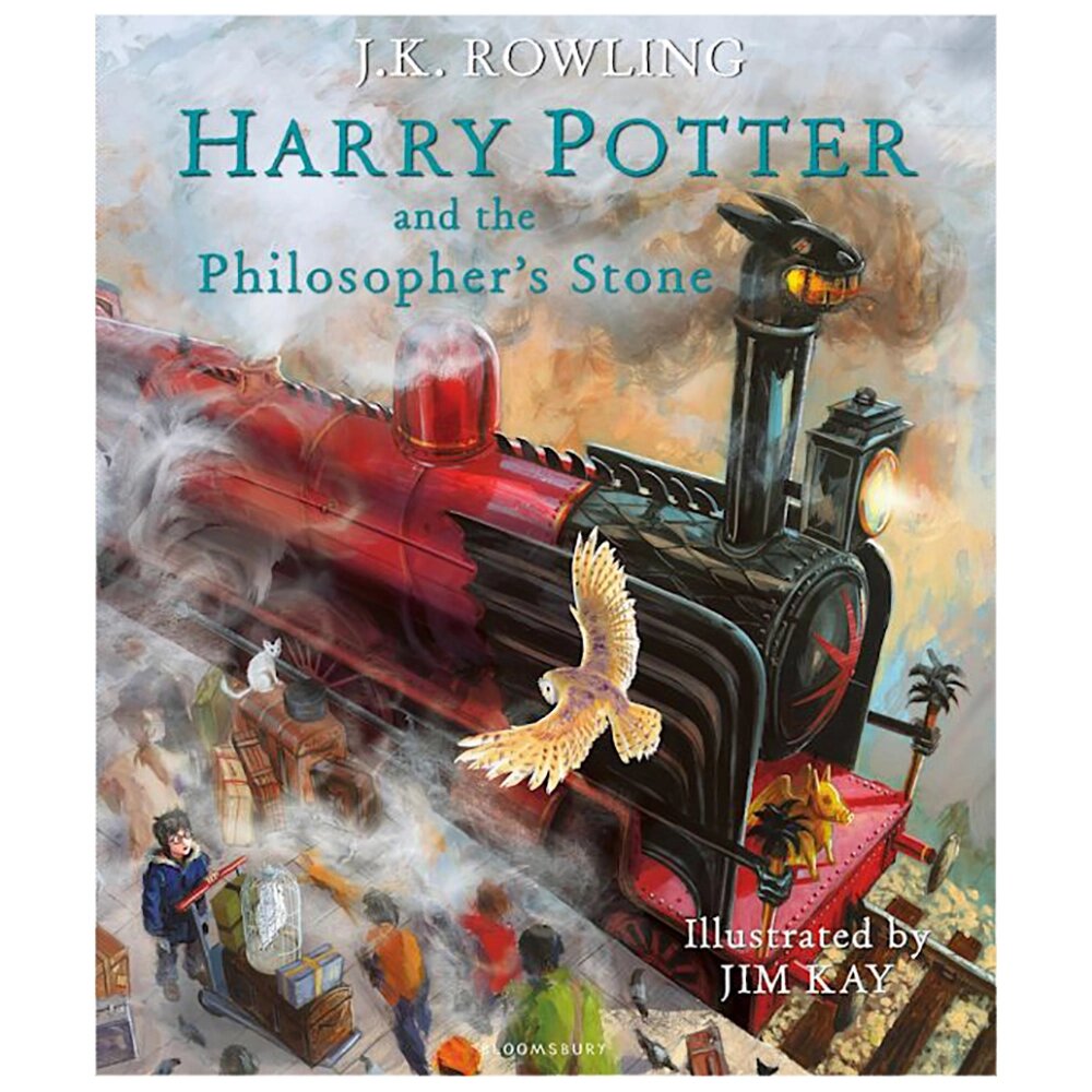 Книга на английском языке "Harry Potter and the Philosopher`s Stone HB Illustr.", Rowling J. K. от компании «Офистон маркет» - фото 1