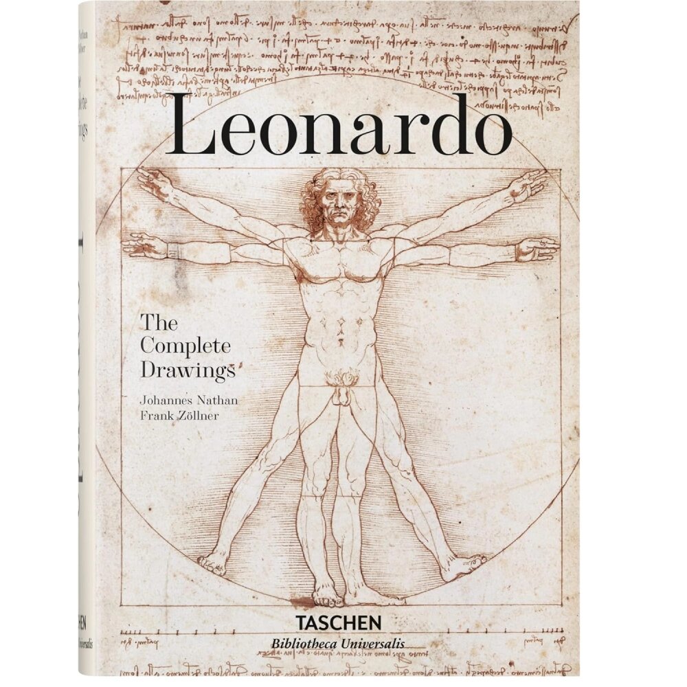 Книга на английском языке "Leonardo da Vinci. The Complete Drawings", Johannes Nathan от компании «Офистон маркет» - фото 1