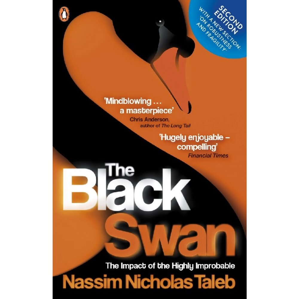 Книга на английском языке "The Black Swan", Nassim Nicholas Taleb от компании «Офистон маркет» - фото 1