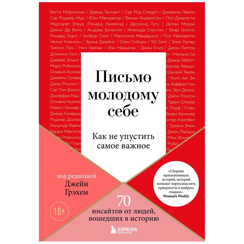 Книга "Письмо молодому себе. Как не упустить самое важное. 70 инсайтов от людей, вошедших в историю", Джейн Грэхем от компании «Офистон маркет» - фото 1