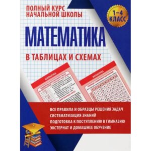 Книга "ПКНШ. Математика. Полный курс начальной школы в таблицах и схемах 1-4 класс", Н. Латышева