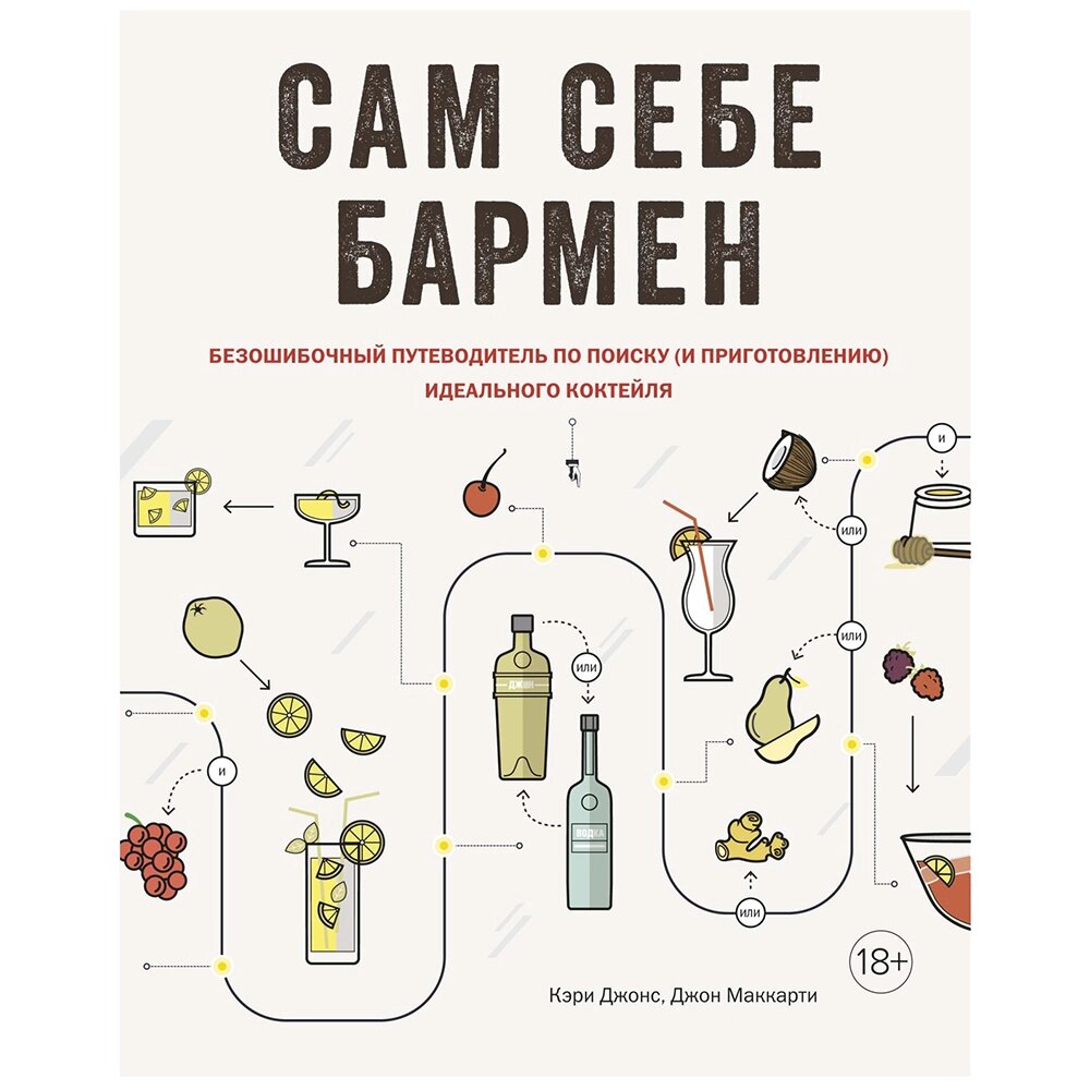 Книга "Сам себе бармен. Безошибочный путеводитель по поиску (и приготовлению) идеального коктейля", Кэри Джонс, Джон от компании «Офистон маркет» - фото 1