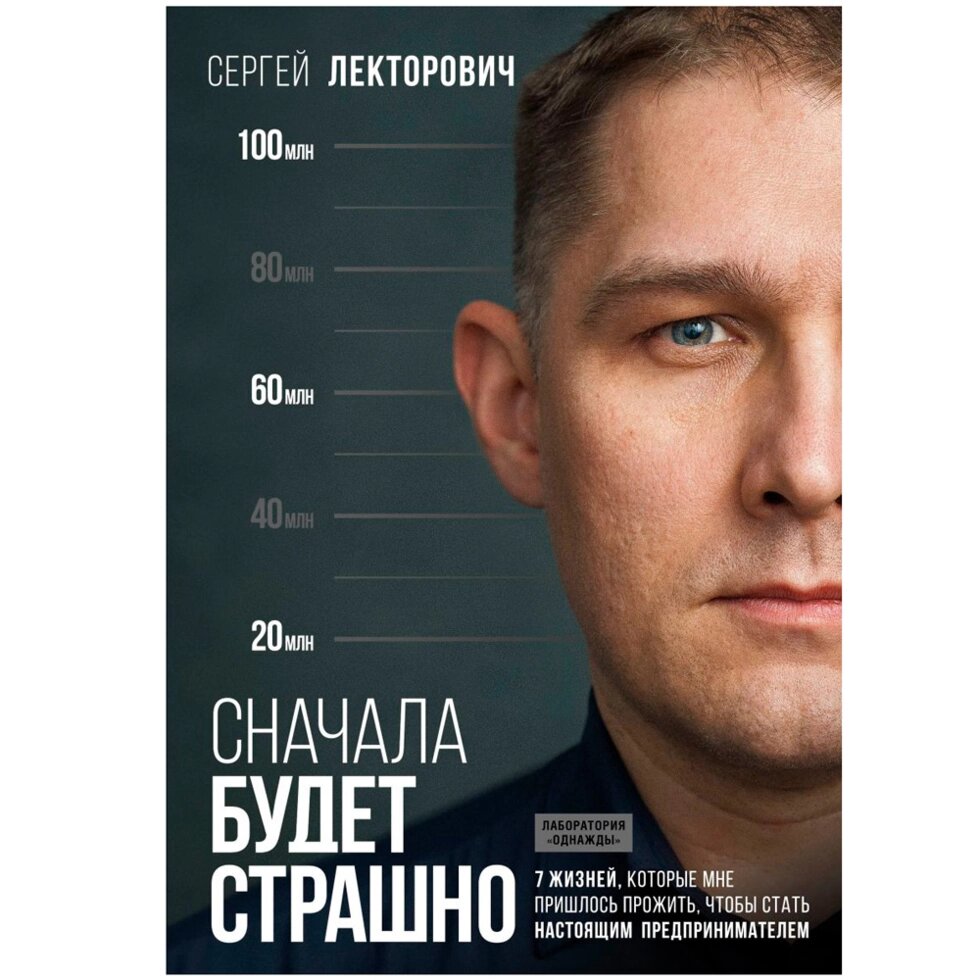 Книга "Сначала будет страшно. 7 жизней, которые мне пришлось прожить, чтобы стать настоящим предпринимателем", от компании «Офистон маркет» - фото 1