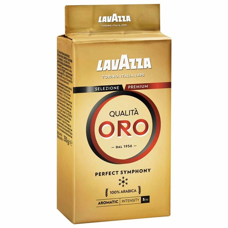 Кофе "Lavazza" Qualita Oro INT, молотый, 250 г от компании «Офистон маркет» - фото 1