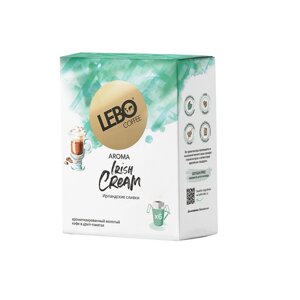 Кофе "Lebo. Irish Cream" с ароматом ирландских сливок, 6 шт x 10.5 г