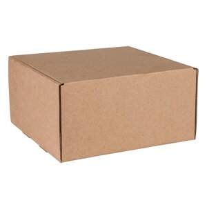 Коробка подарочная "Box", 22x21.5x11 см, крафт