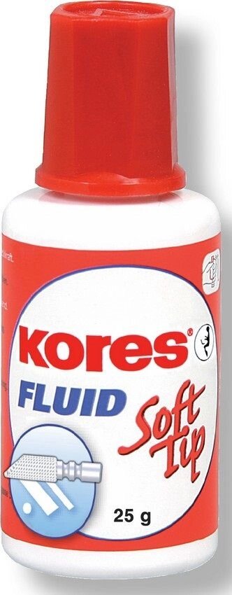 Корректор "Kores fluid soft tip", жидкость, 25 мл от компании «Офистон маркет» - фото 1