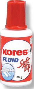 Корректор "Kores fluid soft tip", жидкость, 25 мл