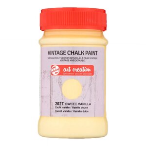 Краска декоративная "vintage CHALK PAINT", 100 мл, 2027 ваниль