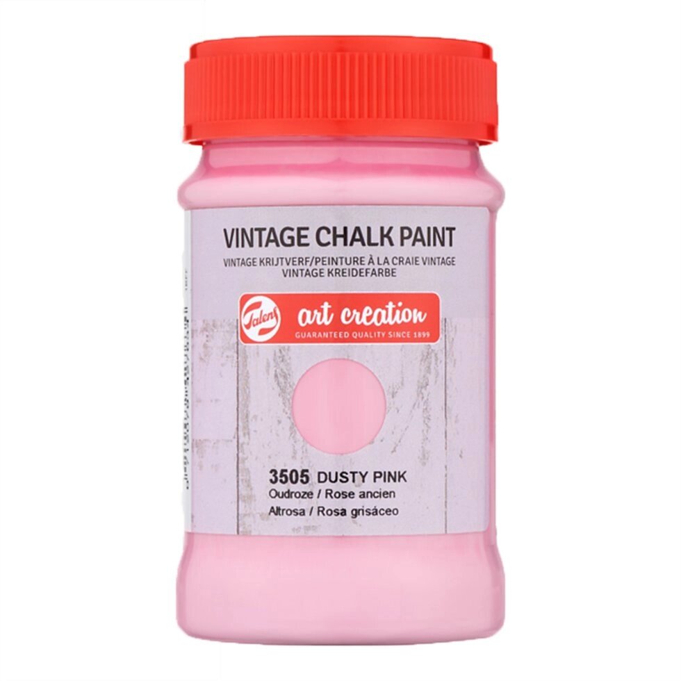 Краска декоративная "VINTAGE CHALK PAINT", 100 мл, 3505 грязно-розовый от компании «Офистон маркет» - фото 1