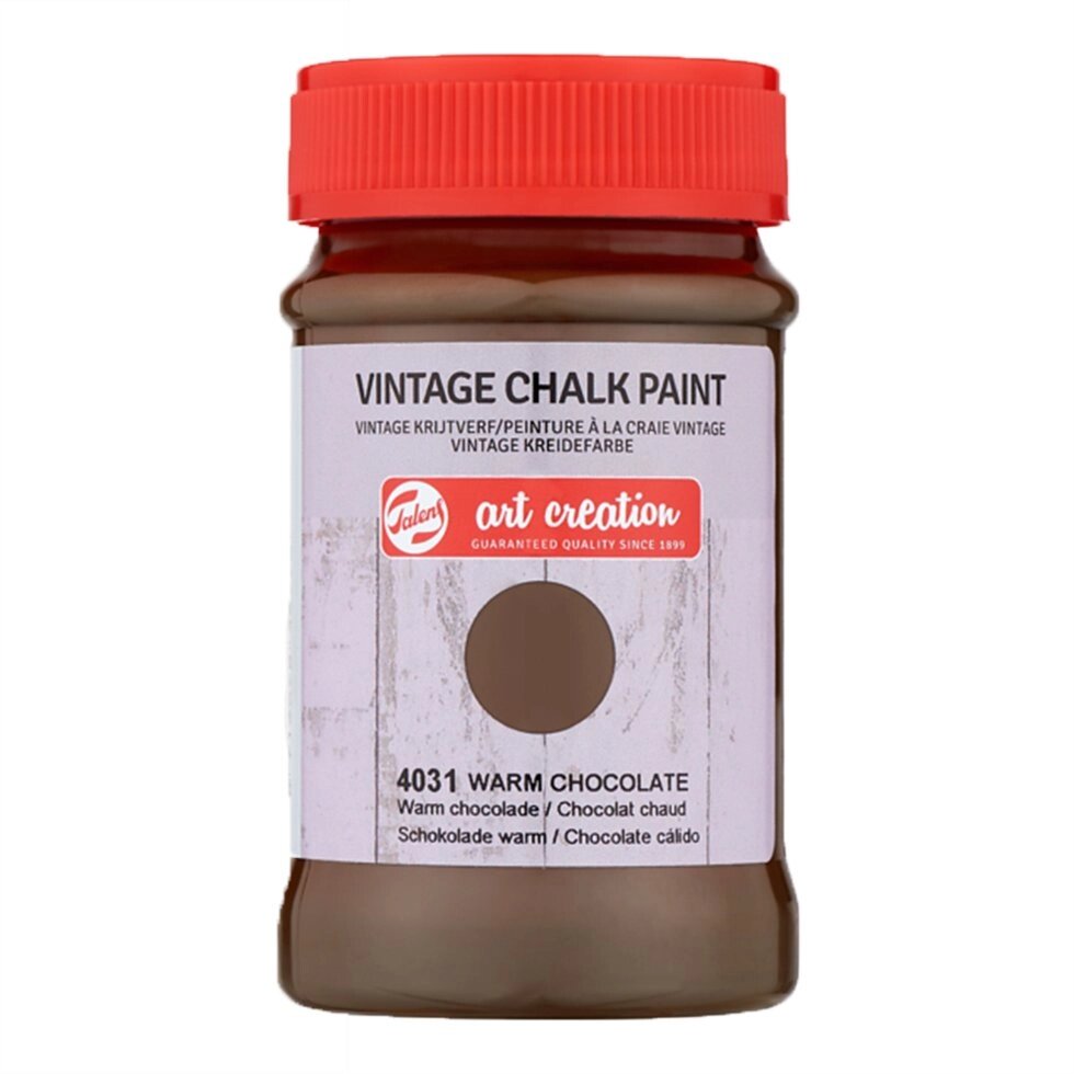 Краска декоративная "VINTAGE CHALK PAINT", 100 мл, 4031 теплый шоколад от компании «Офистон маркет» - фото 1