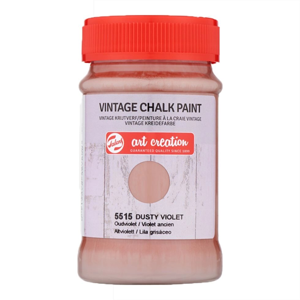 Краска декоративная "VINTAGE CHALK PAINT", 100 мл, 5515 грязно-фиолетовый от компании «Офистон маркет» - фото 1