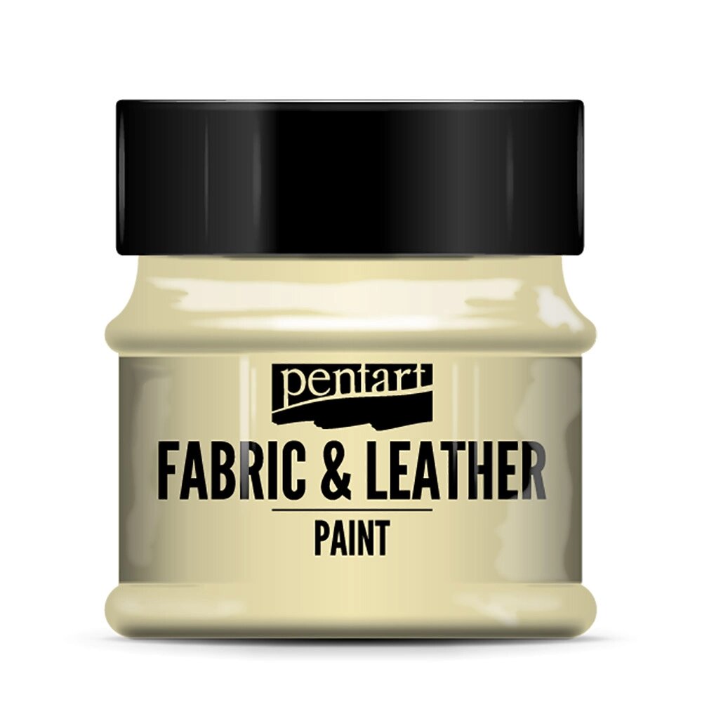 Краска для текстиля "Pentart Fabric & Leather paint", 50 мл, бежевый от компании «Офистон маркет» - фото 1