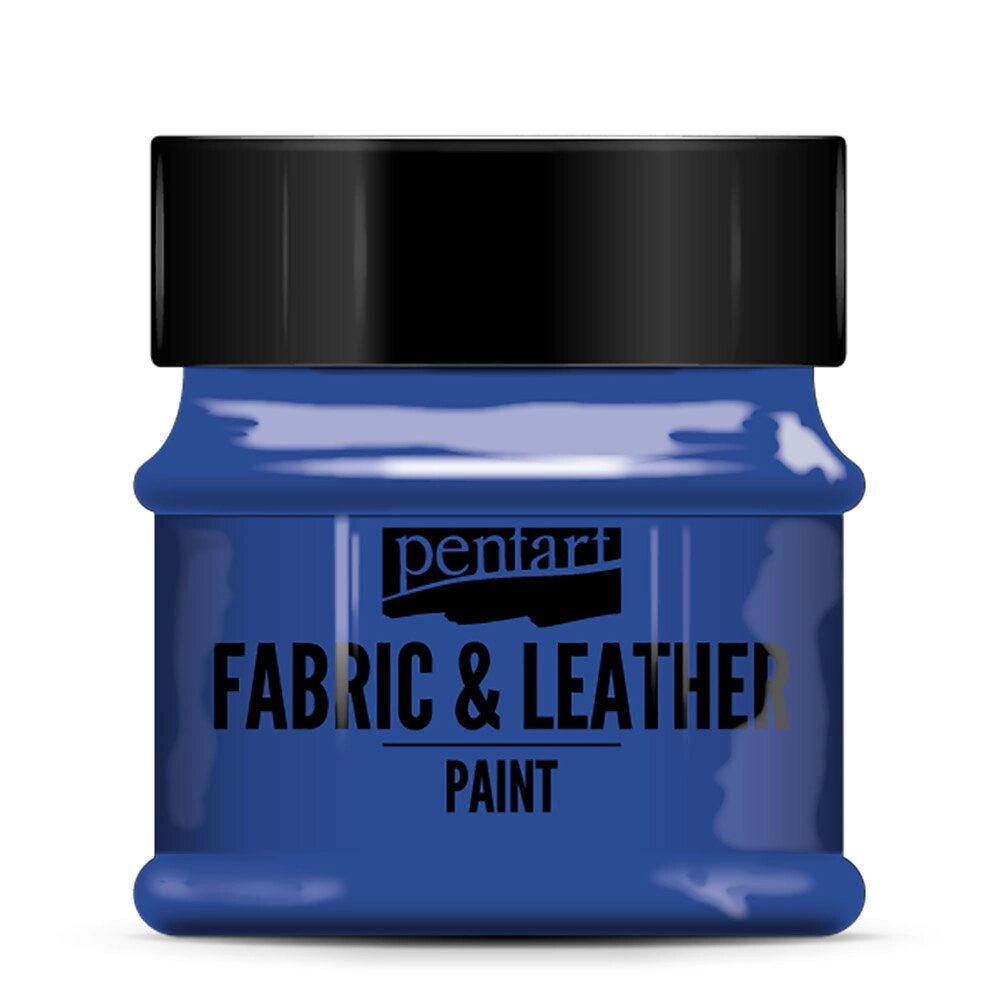 Краска для текстиля "Pentart Fabric & Leather paint", 50 мл, синий от компании «Офистон маркет» - фото 1