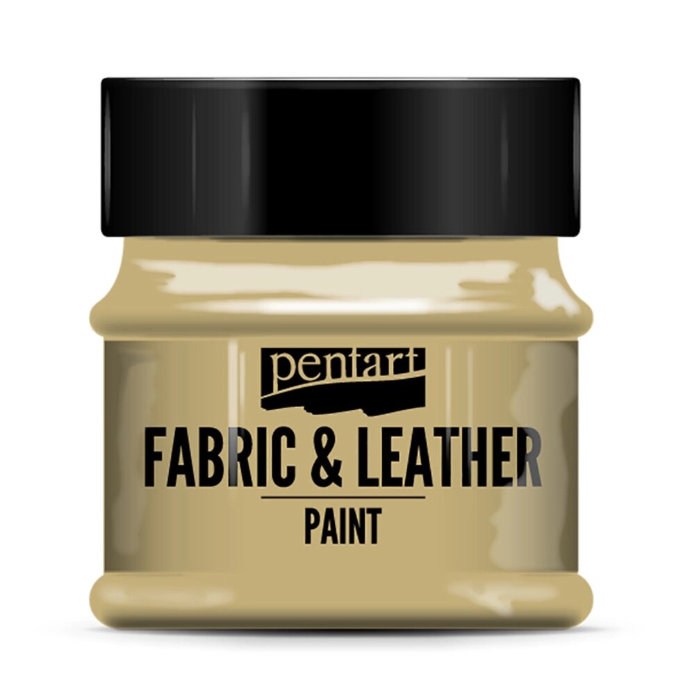 Краска для текстиля "Pentart Fabric & Leather paint", 50 мл, светло-коричневый от компании «Офистон маркет» - фото 1