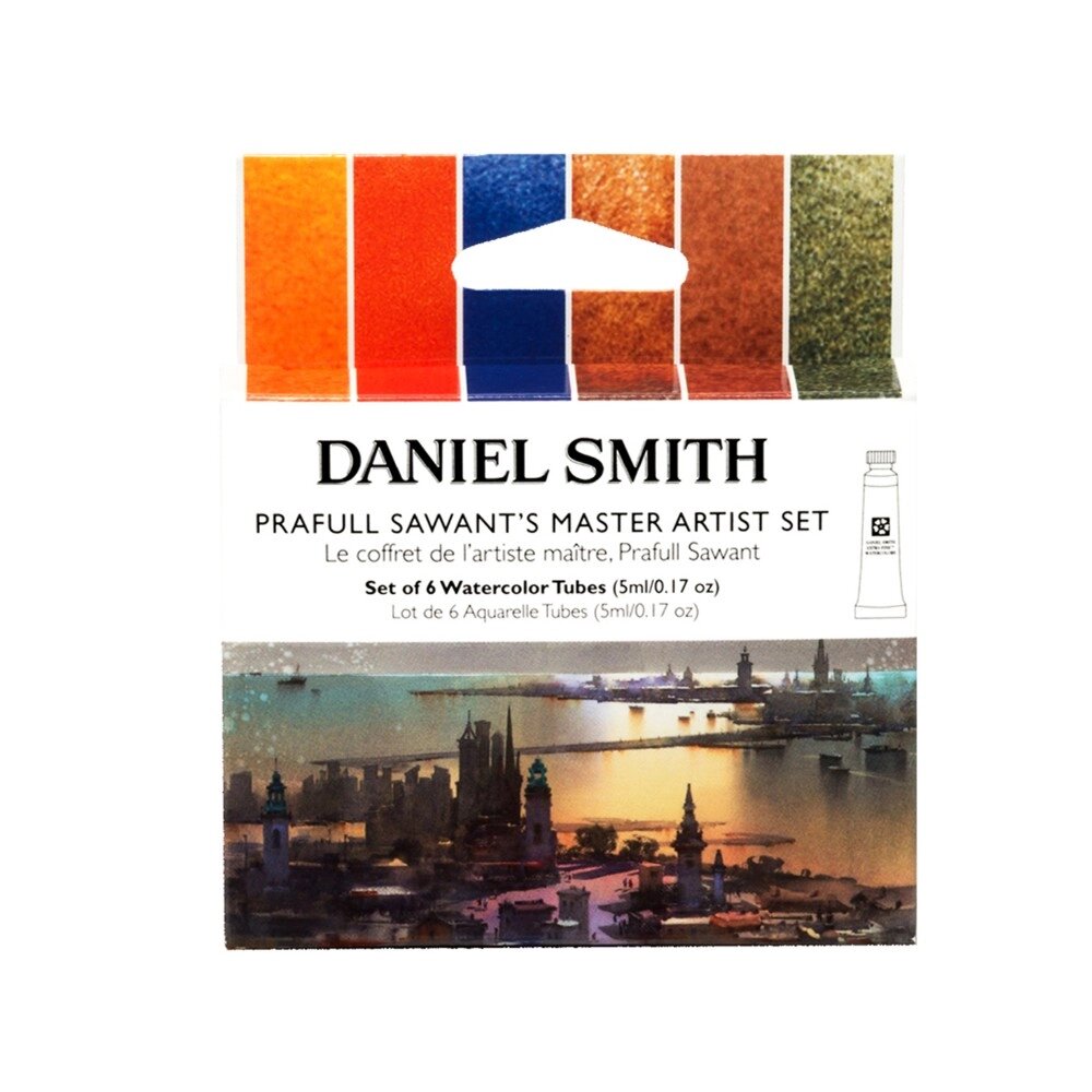 Краски акварельные Daniel Smith "Prafull Sawant Master Artist Set", 6 цветов, тубы от компании «Офистон маркет» - фото 1