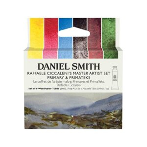 Краски акварельные Daniel Smith "Raffaele Ciccaleni's Master Artist Set. Primary & Primateks", 6 цветов, тубы