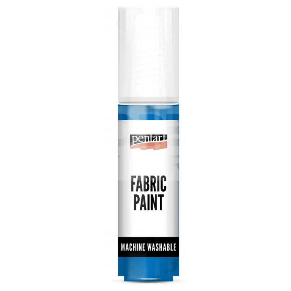 Краски для текстиля "Pentart Fabric paint", синий, банка от компании «Офистон маркет» - фото 1