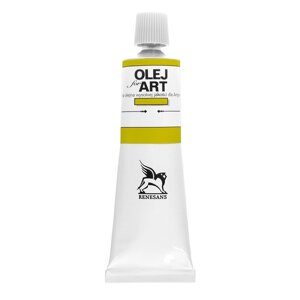 Краски масляные Renesans "Oils for art", 07 желтый цинковый, 60 мл, туба