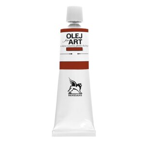 Краски масляные Renesans "Oils for art", 21 красный поццуоли, 60 мл, туба