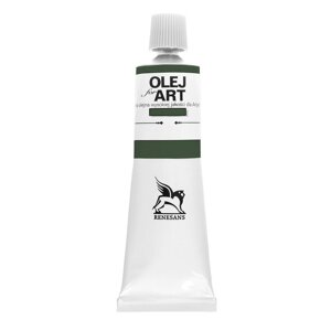Краски масляные Renesans "Oils for art", 44 зеленая земля верона, 60 мл, туба
