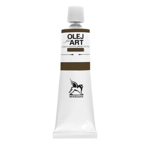 Краски масляные Renesans "Oils for art", 45 земля умбры натуральная, 60 мл, туба