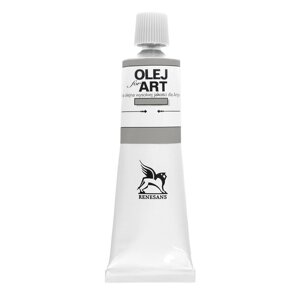 Краски масляные Renesans "Oils for art", 48 серый перламутровый, 60 мл, туба