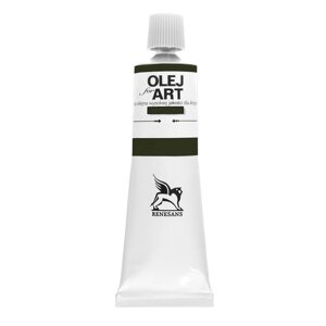 Краски масляные Renesans "Oils for art", 74 земля зеленая жженая, 60 мл, туба
