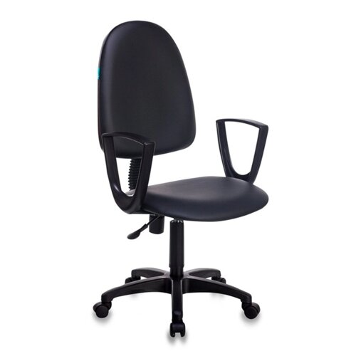Кресло для персонала Бюрократ "Престиж+ CH-1300N/OR-16", кожзам, пластик, черный