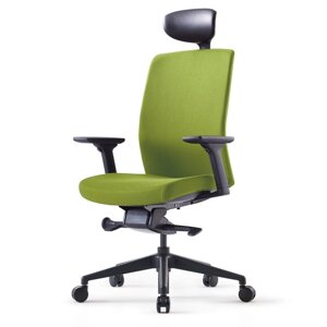 Кресло для руководителя BESTUHL "J2", ткань, пластик, зеленый