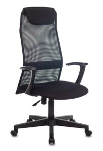Кресло для руководителя "Бюрократ KB-8/DG", ткань, черный
