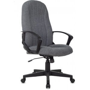 Кресло для руководителя "Бюрократ T-898", ткань, пластик, серый