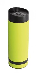 Кружка термическая "Flavoured", металл, пластик, 380 мл, светло-зеленый, черный