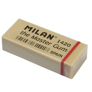 Ластик Milan "Master Gum 1420", 1 шт, бежевый