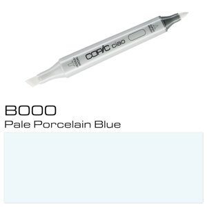 Маркер перманентный "Copic ciao", B-000 бледно-фарфоровый синий
